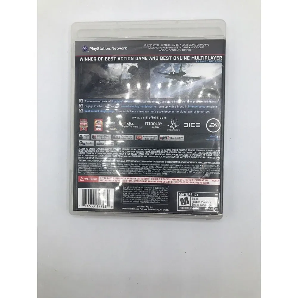 BATTLEFIELD 3 PlayStation 3 PS3, 2011‎